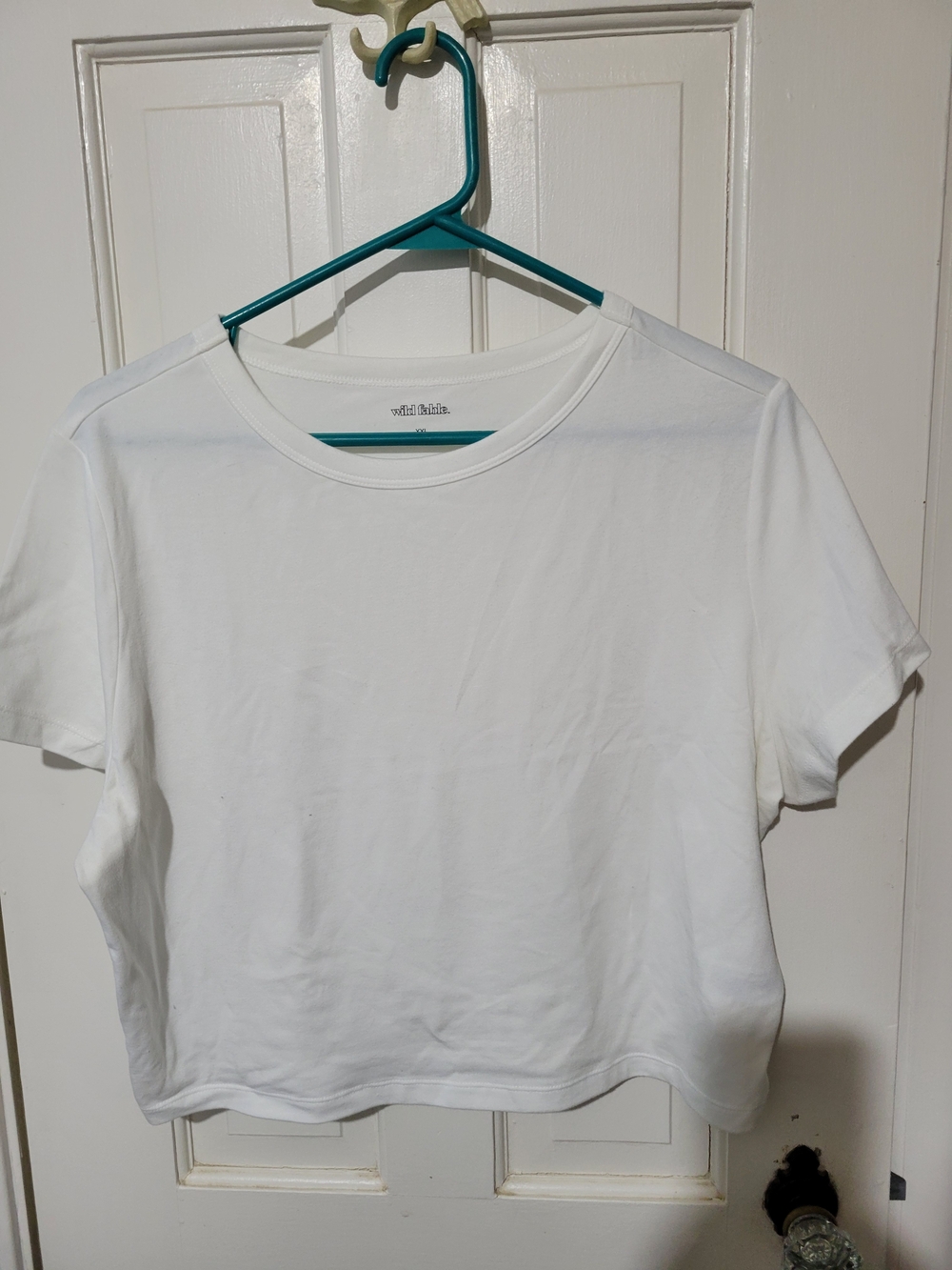 wild fable White Crewneck Short-Sleeve Tee